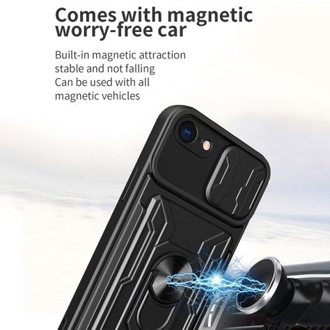 Para: iPhone 8 y iPhone 7 | Cámara Resistente Imán-4