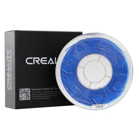 Filamento Pla Seda Creality 1kg 1,75mm Azul -0