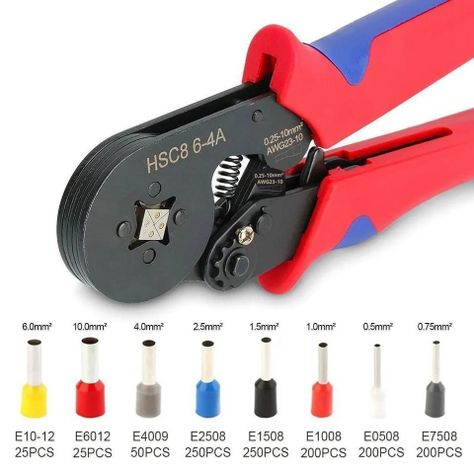 ALICATE PRENSA TERMINAL CONJUNTO KIT DE 1200PCS-1