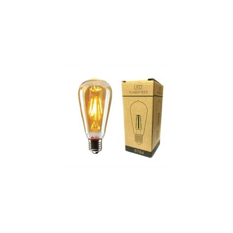 Pack X10 Ampolletas Filamento Led Edison 4w Retro Vintage-2