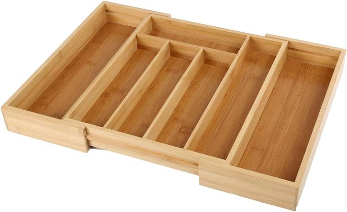 ORGANIZADOR DE CAJONES PARA UTENSILIOS DE BAMBÚ-0