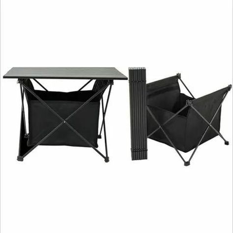 Mesa Plegable Camping Paseo Evento Bolso Portatil 40x34x32cm-2
