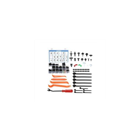 Kit 460 Clip Broche Retencion Plastico Auto Lata Tapabarro-1