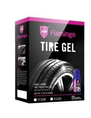 Set Gel Cuidado Neumáticos Base Aceite 500 Ml Flamingochile-0