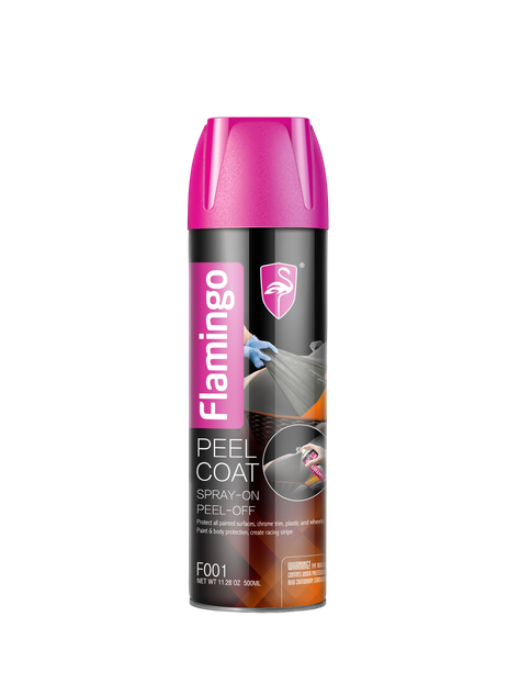 Pintura Spray Removible Negro Mate 500 ML Flamingochile-0