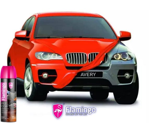 Pintura Spray Removible Negro Mate 500 ML Flamingochile-1