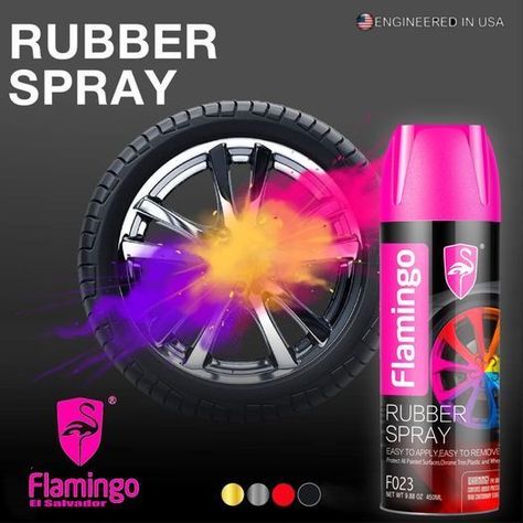 Pintura Spray Removible Negro Mate 500 ML Flamingochile-3
