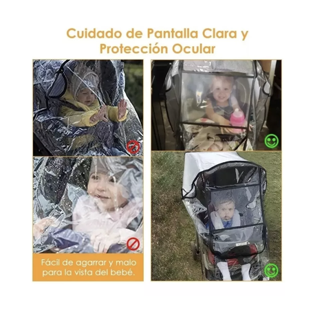 Funda Impermeable Para Cochecito De Bebé-5