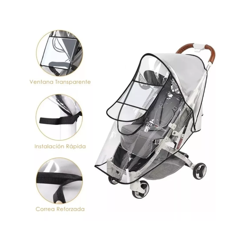 Funda Impermeable Para Cochecito De Bebé-2