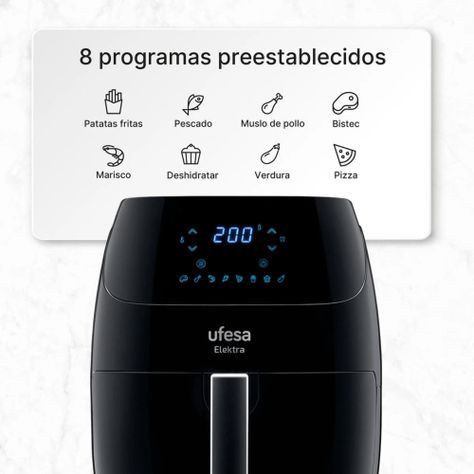 Freidora de Aire Digital Ufesa ELEKTRA 5 Lts - 1500 W-4