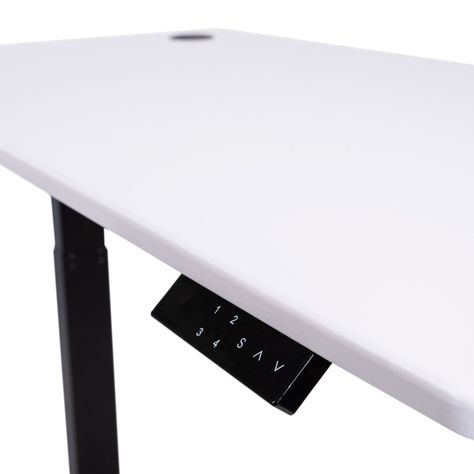 Escritorio eléctrico compacto Blanco-1