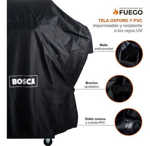 Funda Parrilla Bosca Talla L  Negra -9