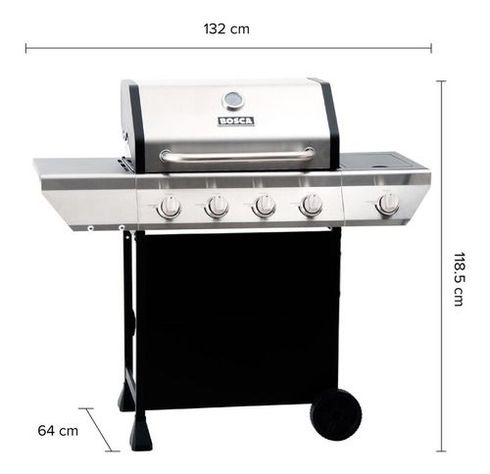 Parrilla A Gas Bosca Neo Grill 4q+1-8