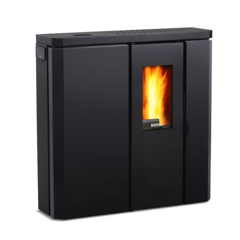 Estufa a pellet de pasillo Fit 9 Charcoal-0