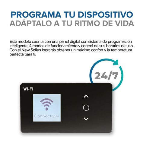 Calefactor Electrico Atlantic New Solius 1500 Rad.con Wifi-7