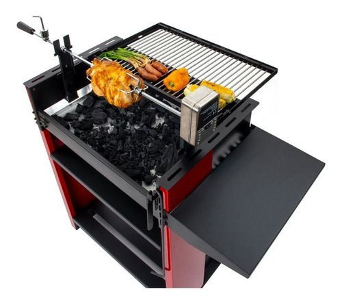 Parrilla Carbon Bosca Alerce Roja-7