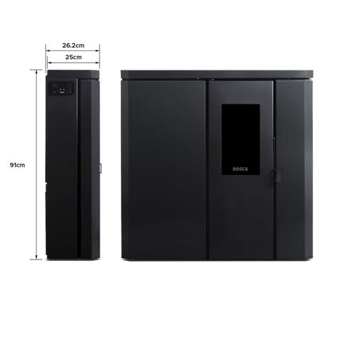 Estufa a pellet de pasillo Black Vision Fit 9 charcoal-2