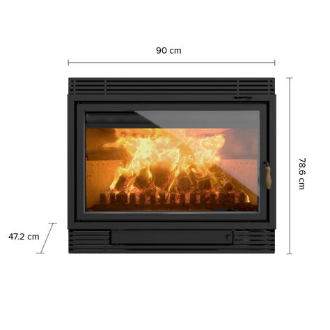 Pack Chimenea Bosca 850 27 KW + Kit Instalacion-2