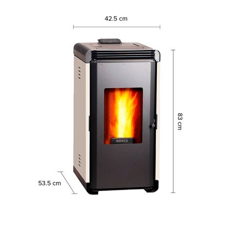 Calefactor A Pellet Hera+ Marfil Bosca-5