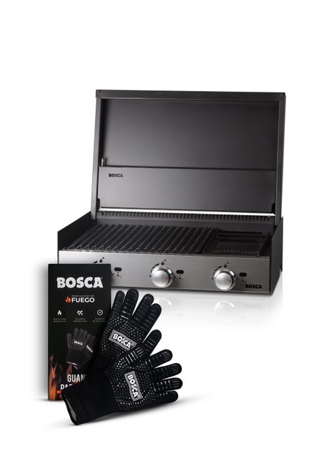 Pack Parrilla a Gas Bosca Block 750 + Guantes Parrillero-0