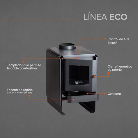 Pack Estufa a Leña Eco 360 + kit de instalación-1