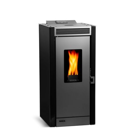 Estufa a pellet Black Vision negro-0