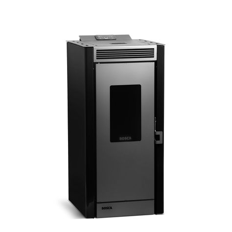 Estufa a pellet Black Vision negro-7