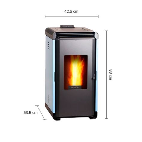 Calefactor A Pellet Hera+ Azul Bosca-4
