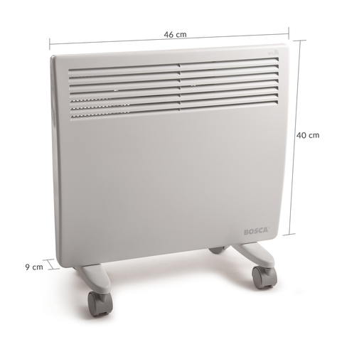 Calefactor Eléctrico Bosca B1000 wifi Convector-6