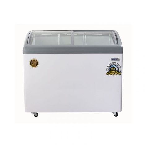 CONSERVADORA / FREEZER TAPA VIDRIO CURVO CTV-340C-0