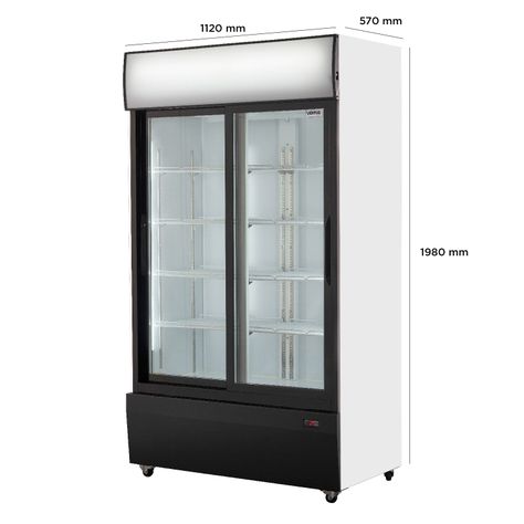 Ventus Visi-Cooler VC-800LS 2 Puertas Correderas 800 Lts-2