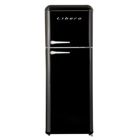REFRIGERADOR RETRO LRT-210DFNR NEGRO-0