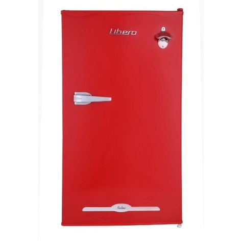 FRIGOBAR RETRO LFB-90R ROJO-0