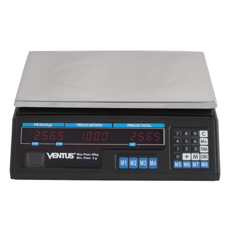BALANZA DIGITAL DE 40 KG LED ROJO B-40-3