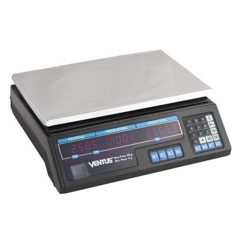 BALANZA DIGITAL DE 40 KG LED ROJO B-40-4