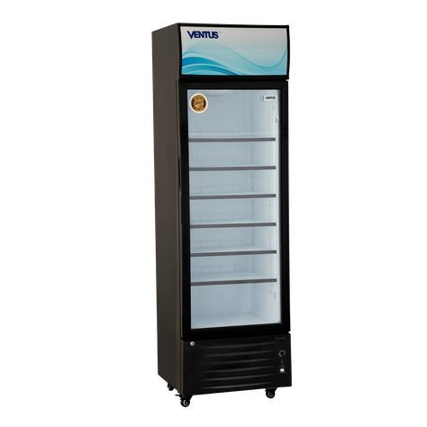 Ventus Visi-Cooler LG-360LED 1 Puerta 360 Lts-3