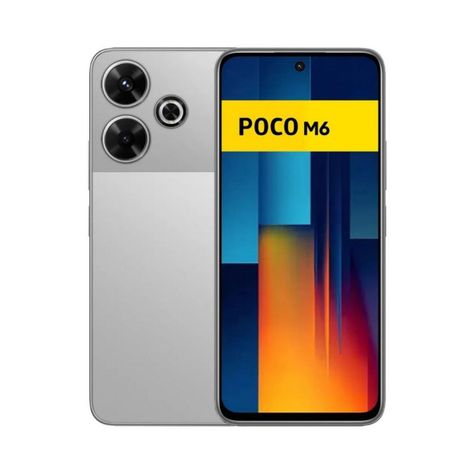 Xiaomi POCO M6 4G US 6GB + 128GB Plateado-0