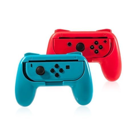 DOBE GRIP JOY CONTROL NINTENDO SWITCH X2 (1 ROJO+ 1 AZUL)-0