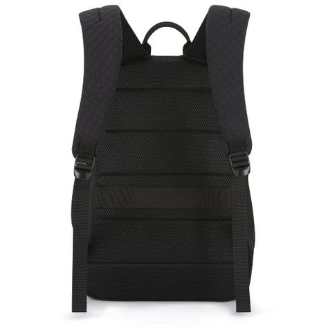 Bagsmart Mochila de viaje para notebook de 15.6" - Negro-1