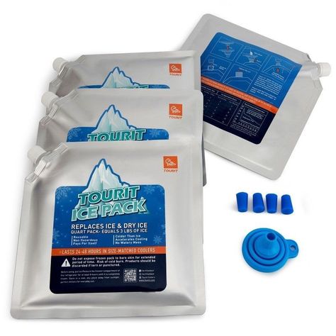 Tourit Paquete de Hielos Reutilizables Pack x4-1