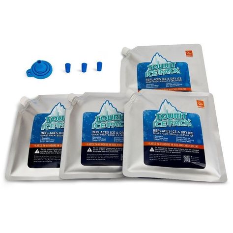 Tourit Paquete de Hielos Reutilizables Pack x4-0