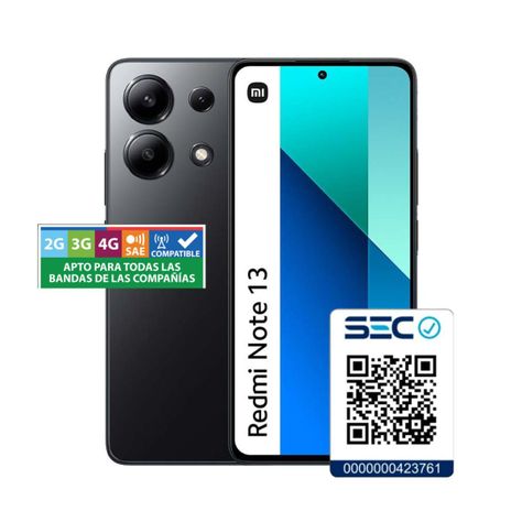 Xiaomi Redmi Note 13 4G 8GB+256GB Negro Medianoche-1