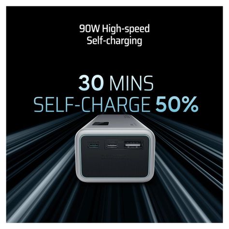 Cuktech Power Bank P Series 150W 20000 mAh Plateado-7