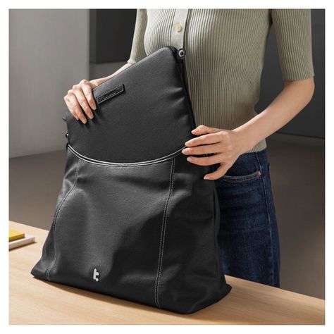 Tomtoc Bolso Versatile-T28 + funda Laptop 14 Negro-5