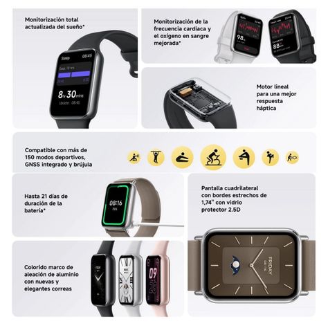 Xiaomi Mi Smart Band 9 Pro Pulsera de Actividad - Rosado-4