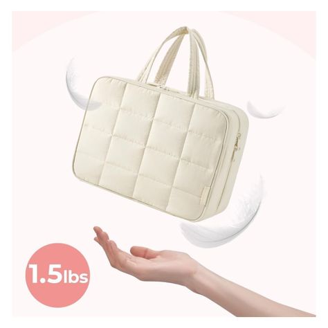Bagsmart Neceser Multifuncional Spacesaver Puffy Grande - Beige-2