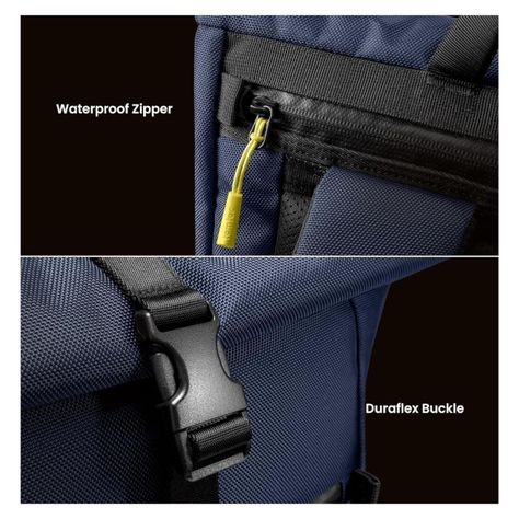 Tomtoc Mochila de Viaje Navigator-T61 para Macbook 16" - Azul-5