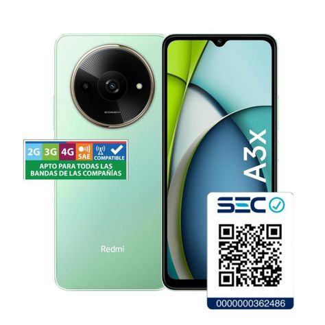 Xiaomi Redmi A3X 4GB + 128GB Verde-1