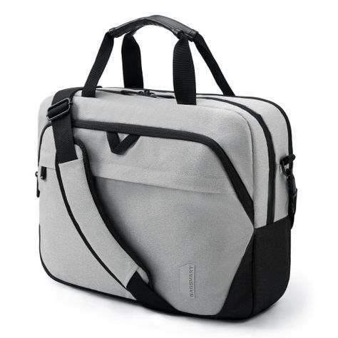 BAGSMART Maletín notebook 15.6” - Gris-1