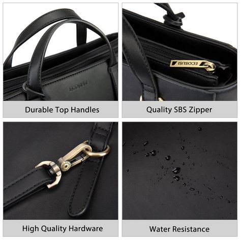 Ecosusi STYLE tote de mano - Negro-7